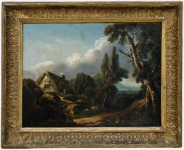 Circle of Richard Wilson RA (1714-1782) - Framed 18th Century Oil, None