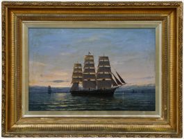 Denzil Smith (1924-1988) - Mid 20th Century Oil, Three-Master