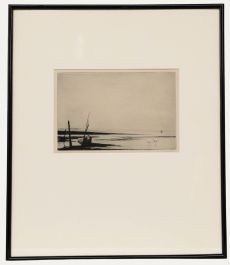 Early 20th Century Etching - The Estuary Lowtide