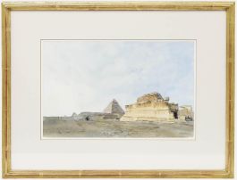 John Newberry (b.1934) - Framed Mid 20th Century Watercolour, Evening, Cairo