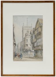 Nathaniel Sparks RE (1880-1956) - Graphite Drawing, Mary le Port Street