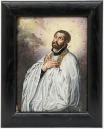 After Peter Paul Rubens (1577-1640) - 19th Century Oil, Saint Francis Xavier
