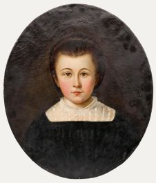 1830 Oil - Portrait of a Young Girl