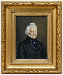 The Franquet Portraits - 19th Century Gouache, Friedrich Franquet I