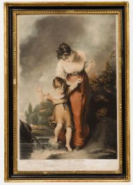 W. Say (1768-1834) after H. Thomson (1773-1843) - Mezzotint, Crossing the Brook