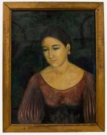 Koning - Framed Mid 20th Century Oil, Melancholy