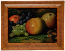 English School 19th Century Oil - Autumn Fruits