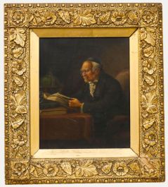 Alex Austin - Early 20th Century Oil, Scholar at his Desk