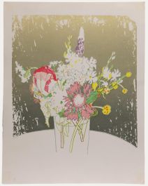 Eleanor Scarfe (1911-1992) - 20th Century Silkscreen, Bouquet of Flowers