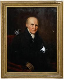 For Restoration 19th Century Oil - Portrait of Thomas Henry Sherwood
