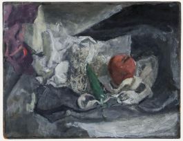 George Weissbort (1928-2013) - 20th Century Oil, Still Life with Apple