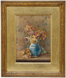 Pauline Walker - Late 19th Century Watercolour, Still life with Dying Flowers