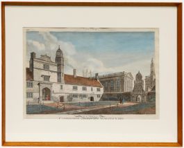 Samuel Sparrow after Henry Aston Barker - 1811 Engraving, Caius College
