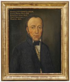 Belgian School Early 19th Century Oil - Portrait of Petrus Verwilghen