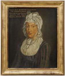 Belgian School Early 19th Century Oil - Portrait of Coleta Quentin