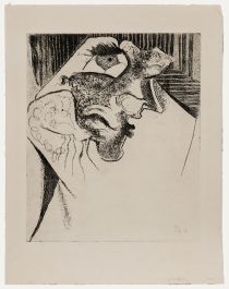 Willem Retera (1890-1955) - Mid 20th Century Etching, Head
