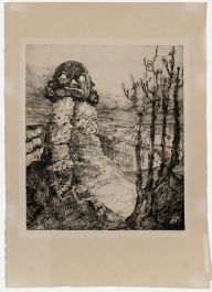Willem Retera (1890-1955) - Mid 20th Century Etching, Sacrifice Site