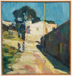 Aart Glansdorp (1903-1989) - Framed 20th Century Oil, Majorca