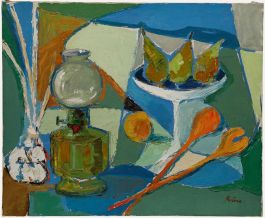 Riviere - Mid 20th Century Oil, Three Pears