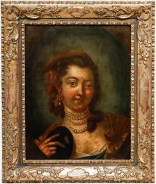 18th Century Oil - Lady of Luxury
