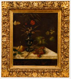 C.E. van Issem - Framed Early 20th Century Oil, Still Life with Harvest Produce