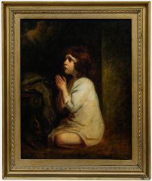 After Sir Joshua Reynolds (1723-1792) - Late 19th Century Oil, The Infant Samuel