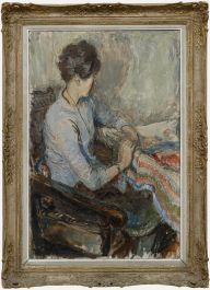 Margaret Milnes (1908-1998) - Framed Mid 20th Century Oil, Ann & Catherine