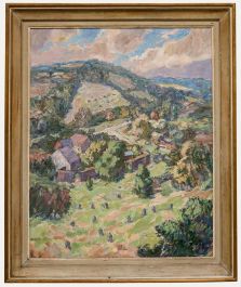 British School 20th Century Oil - Mevagissey