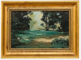 Paul Gunn (b.1934) - Framed 1985 Oil, Spring Morning