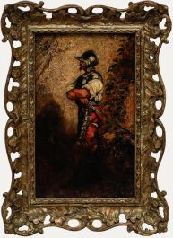 After Jean-Louis-Ernest Meissonier (1815-1891) - 19th Century Oil, On Guard