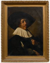 Frans Hals - 19th Century Oil, Portrait of Jan Miense Molenaer