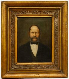 19th Century Oil - Portrait of Eduard Adolph Viktor Kreutzer
