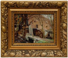Marcel de Lincé - Impressionist 1935 Oil, The Watermill