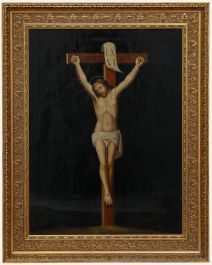 Fine 19th Century Oil - The Crucifixion