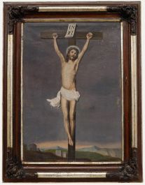 19th Century Oil - The Crucifixion