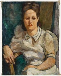 Early 20th Century Oil - Nonchalant