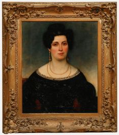 Early 19th Century Oil - Portrait of a Lady in Black