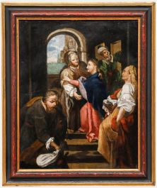 Federico Barocci - Early 20th Century Oil, The Visitation