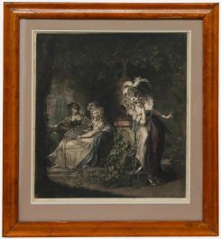 John Jones - 1791 Mezzotint, Beatrice, Hero, and Ursula