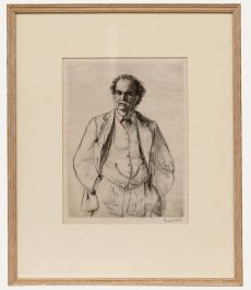 Francis Dodd - Early 20th Century Etching, A. L. Smith, Master of Balliol