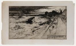 Robert Charles Goff - Late 19th Century Etching, Brighton Chain Pier