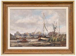 William Davies - 20th Century Oil, The Raven at Battersea