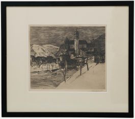 Edgar Rowley-Smart - Early 20th Century Etching, Gignese