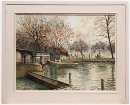 Allan Dorian Clark - 1982 Oil, Jesus Lock
