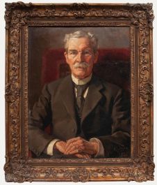 Karel van Veen - 1920 Oil, Portrait of a Gentleman