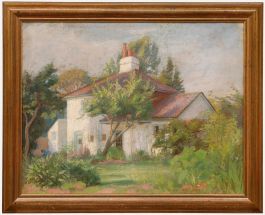 Hubert Arthur Finney - Mid 20th Century Oil, The White Cottage