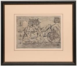 Henry Raignauld - 1629 Engraving, Marqab Castle
