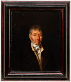 19th Century Oil - A Stern Gentleman