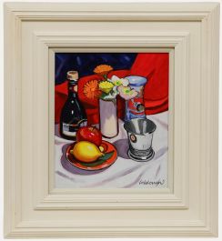 Frank Colclough - Framed 20th Century Oil, Flowers & Fruit