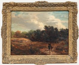 Framed Late 19th Century Oil - Brooding Cloud